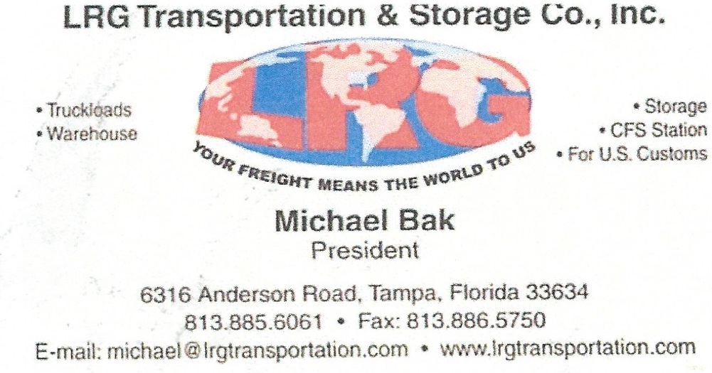 LRG Transporation, Michael Bak, Polskie Usługi transportowe, Polish, transport, trucks, Florida, Floryda